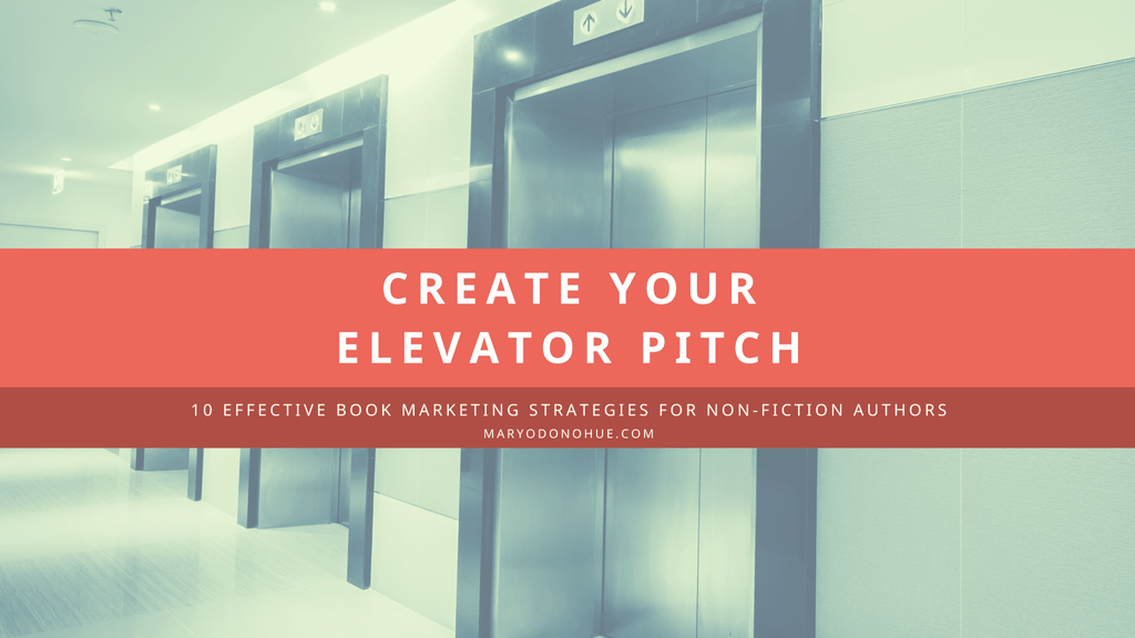 Book Marketing Strategies - Craft Your Elevator Pitch